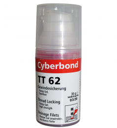 Gel freinage filetage fort rouge 35g Cyberbond TT 62