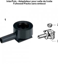 Adaptateur pour salle de traite Fullwood-Packo sans embout