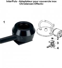 Adaptateur pour couvercle inox Christensen Effectiv