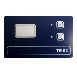Autocollant clavier programmateur TE92 pour tank à lait adaptable Prominox