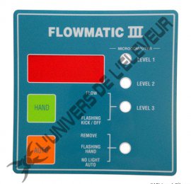 Autocollant lexan Flowmatic III adaptable Fullwood-Packo