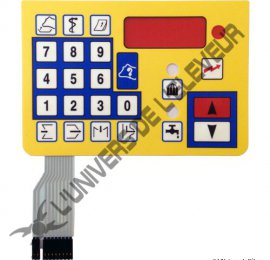 Autocollant clavier MM95 et FullFlow adaptable Fullwood-Packo