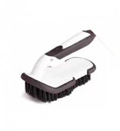 Brosse noire et blanche avec poignée