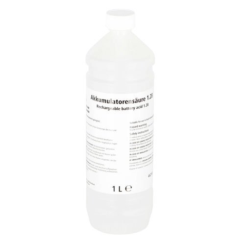 Acide pour batterie 12V - bouteille 1L - Accessoires