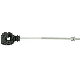 Isolateur combiné pour piquet en métal L.18cm WI 94/180/2