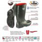 Bottes Techno Boots Troya Ultragrip rouge/noir S4 - 11953 - Bottes Techno Boots Troya Ultragrip rouge/noir S4 - Taille 42