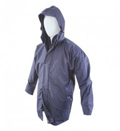 Parka de pluie bleu