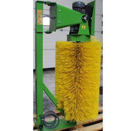 Brosse rotative jaune-vert