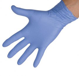 Gants standards en nitrile bleu x100 (50 paires)