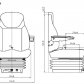 Siège mécanique Blostar tissu - 12635 - Siège mécanique Blostar tissu