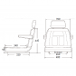 Assise dossier SC74 TEP + 1/2 glissières sup - 12679 - Assise dossier SC74 TEP + 1/2 glissières sup