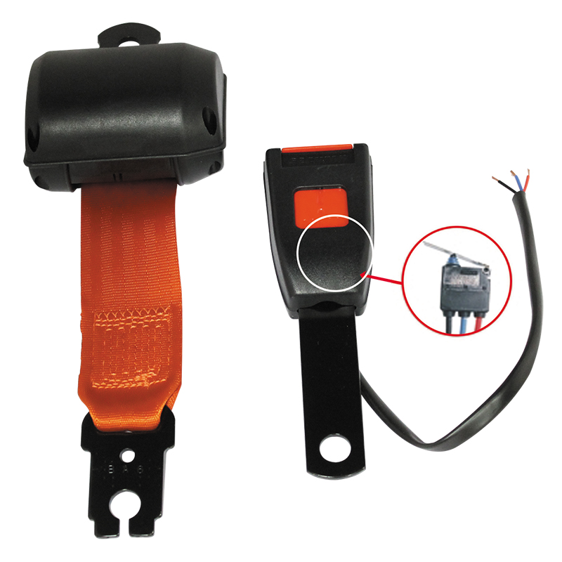 Kit ceinture enrouleur 2 points orange - Siège accessoires - Siège 