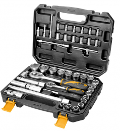 Coffret métal douilles et embouts 1/2'' 24 pièces Tolsen - Douille - Outils