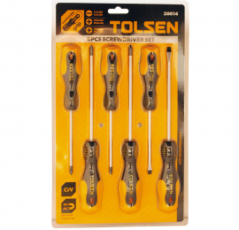 Kit 6 tournevis Tolsen