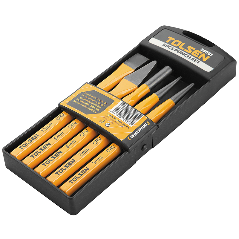 Kit outils de frappe 5 pièces Tolsen - Frappe - Outils tolsen