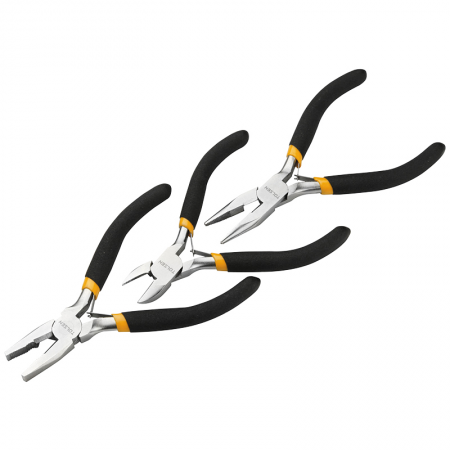 Kit 3 pinces assorties Tolsen - 13375 - Kit 3 pinces assorties Tolsen