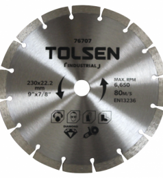 disque diamant 10mm 230X2X22mm Tolsen