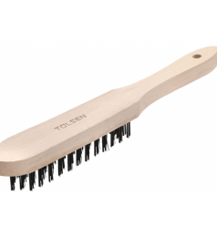 brosse métallique manche en bois Tolsen