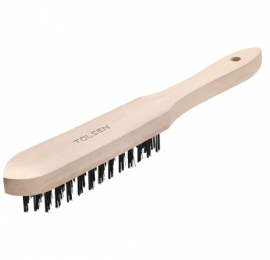 brosse métallique manche en bois Tolsen