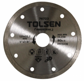 disque diamant 6mm 125X2X22mm Tolsen