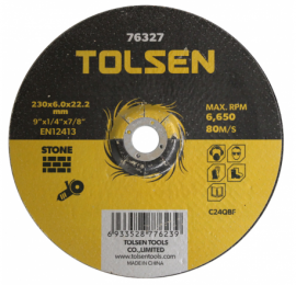 Disque pierre DEP.230X6X22mm Tolsen