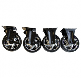 Set de 4 roues pour servante 6 tiroirs 13425 Tolsen