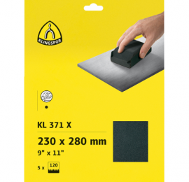 Paquet de 5 feuilles abrasives grain 40 Klingspor