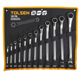 Kit 12 clés polygonales déportées Tolsen