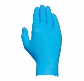 Gant nitrile bleu 0,12 L.24 (570) - 100 pièces