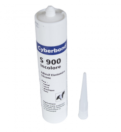 Colle silicone incolore 310ml Cyberbond S 900