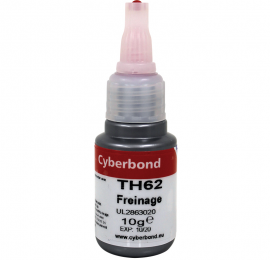 Colle anaérobie fixation forte rouge 10g Cyberbond TH 62