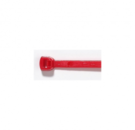 Collier de serrage 3,6x141mm rouge - 100 pièces