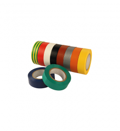 Assortiment 10 rouleaux PVC couleur isolant 15mmx10m