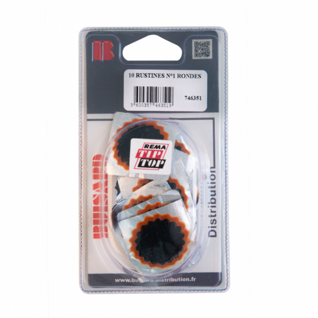 Rustines Rondes Schrader 45 Mm – Pour Valve Moto Et Voiture (lot)