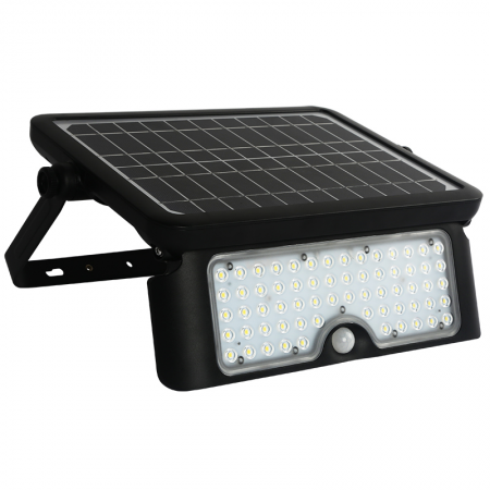 Projecteur solaire Led 1150LM orientable avec 1 détecteur - 14645 - Projecteur solaire Led 1150LM orientable avec 1 détecteur