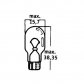 Ampoule W16W 12V 16W Hella en boite / Prix pièce par 10 - 14674 - Ampoule W16W 12V 16W Hella en boite / Prix pièce par 10