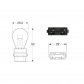 Ampoule 12V 27/7W culot W2.5X16Q Hella en boite / prix pièce par 10 - 14937 - Ampoule 12V 27/7W culot W2.5X16Q Hella en boite / prix pièce par 10