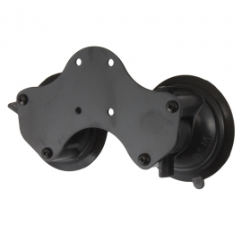 Base double ventouse avec boule d. 1,5" RAM en vrac / à l'unité