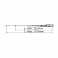 Bras essuie-glace simple L.335 à 415mm en vrac / à l'unité - 15138 - Bras essuie-glace simple L.335 à 415mm en vrac / à l'unité