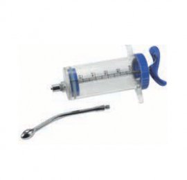 Seringue Smart 100ml bleu avec canule et luer-lock