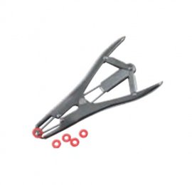 Applicateur anneaux caoutchouc pour castration/coupe