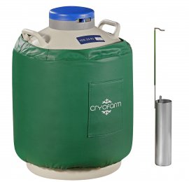 Réservoir pour azote liquide Cryofarm YDS 35-90 double niveau