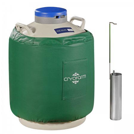 Réservoir pour azote liquide Cryofarm YDS 35-90 double niveau - 15640 - Réservoir pour azote liquide Cryofarm YDS 35-90 double niveau