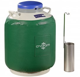 Réservoir pour azote liquide Cryofarm YDS 35-125 double niveau