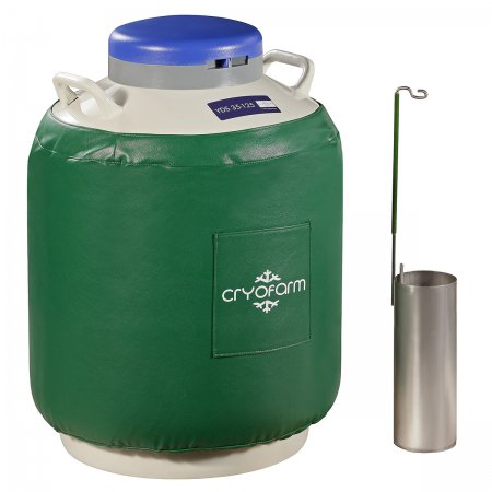 Réservoir pour azote liquide Cryofarm YDS 35-125 double niveau - 15641 - Réservoir pour azote liquide Cryofarm YDS 35-125 double niveau