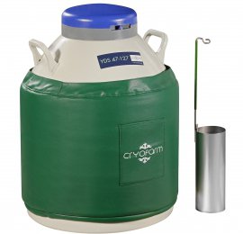Réservoir pour azote liquide Cryofarm YDS 47-127 double niveau