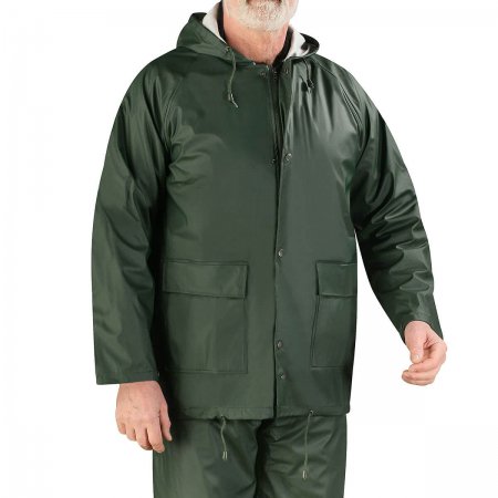 Veste de traite manches longues et capuche Farmtrack en PU imperméable - 221683 - Veste de traite manches longues et capuche Farmtrack en PU imperméable taille L