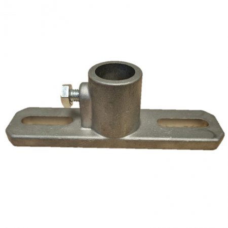 Bride appui mur aluminium 1/2" adaptable Delaval (Corr. 85248101) - 221756 - Bride appui mur aluminium 1/2" adaptable Delaval (Corr. 85248101)
