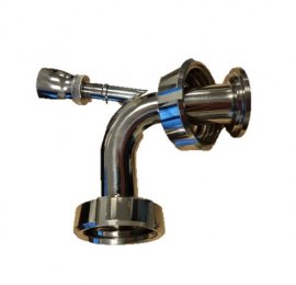 Sortie inox pour FMP adaptable Delaval