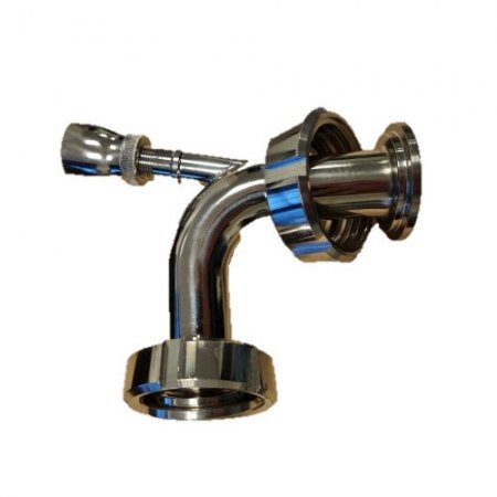 Sortie inox pour FMP adaptable Delaval - 221769 - Sortie inox 40mm pour FMP adaptable Delaval (Corr. 99895680)